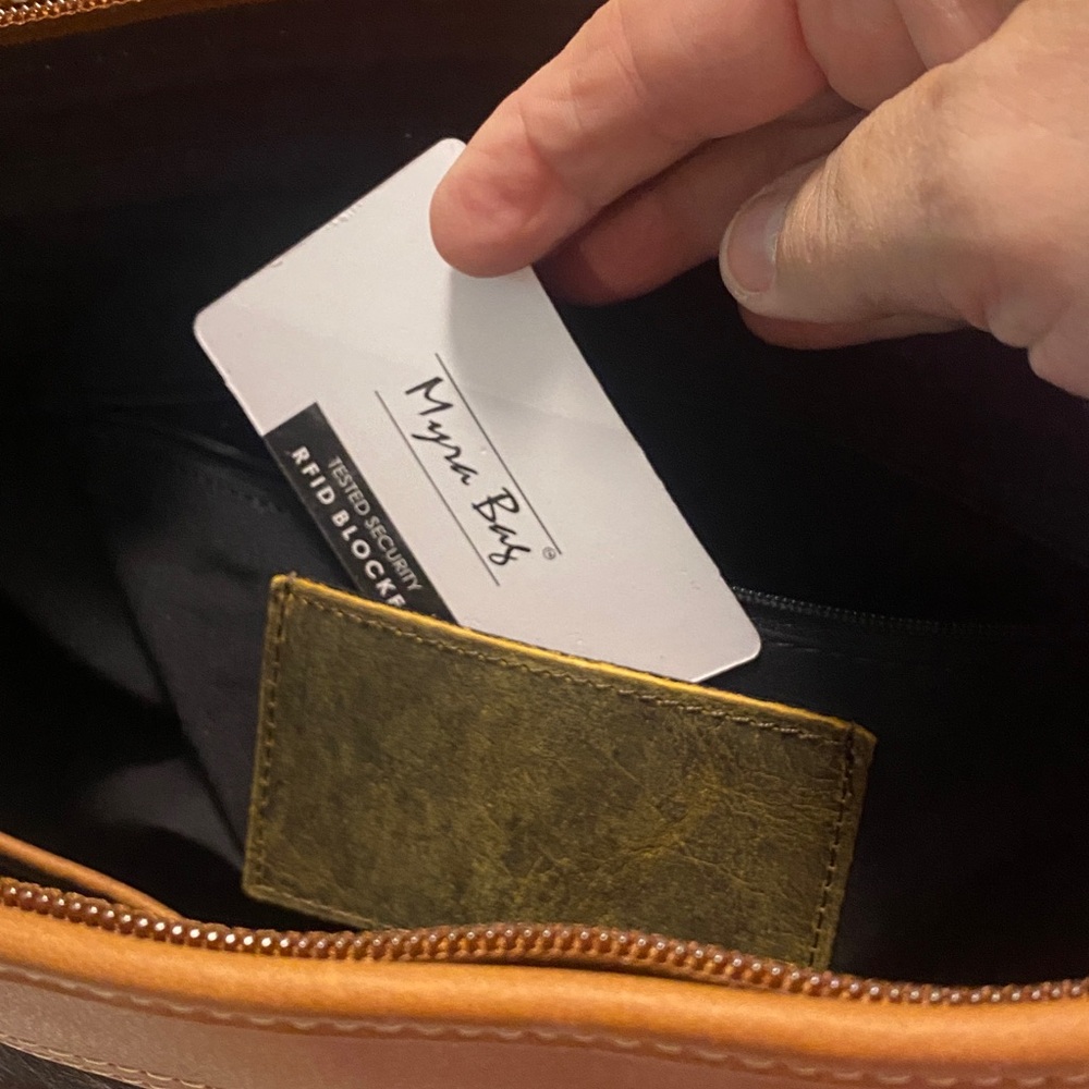 Myra Crawford Canyon Leather & Hairon handbag. Perfect condition new with tags. - Picture 7 of 11